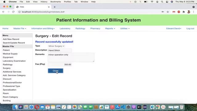 Surgery Master File - Patient Information and Billing System - JAVA/JEE #ezetsoftware #pibs смотреть онлайн