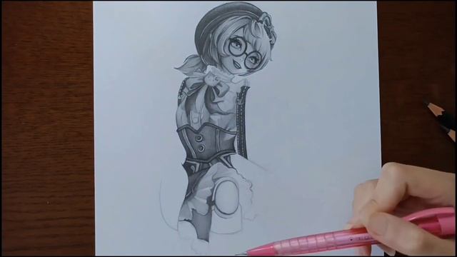 [Speed Draw] Heartstring Angela from Mobile Legends смотреть онлайн