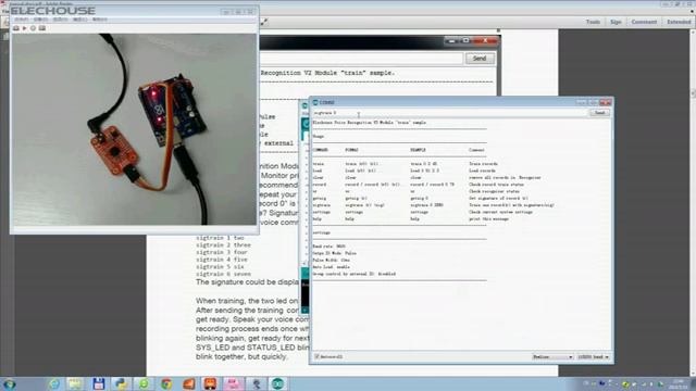 ELECHOUSE Voice Recognition Module with Arduino смотреть онлайн