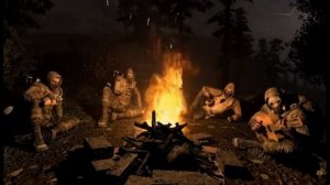 S.T.A.L.K.E.R. - ночь, костёр, гитара -  1 час