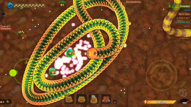 Longest snake in the game LittleBigSnake/Самая длинная змея в игре LittleBigSnake. Part-Часть 8 смотреть онлайн