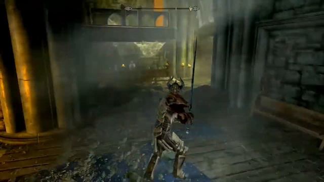 The Elder Scrolls V: Skyrim Walkthrough Part 271 Castle Volkihar Courtyard