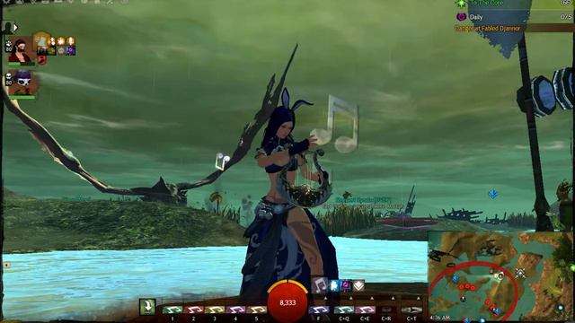 Guild Wars 2 - Charming Rogue playing Starless (Rurouni Kenshin) on Harp смотреть онлайн