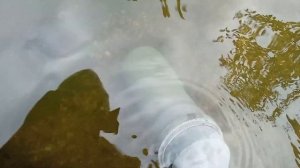 Чищу гравий самодельным илососом .