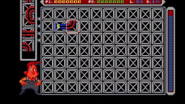 Pipe Mania Review for the Commodore Amiga by John Gage смотреть онлайн