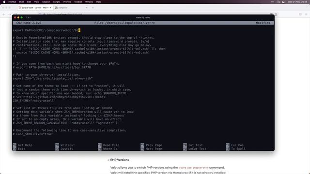 Instalación de PHP, Composer, Laravel Valet y el instalador de Laravel en macOS Monterey смотреть онлайн