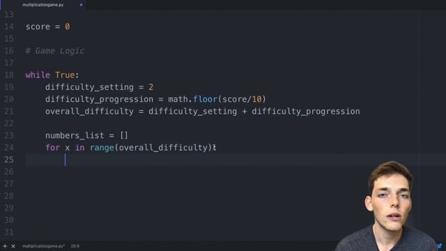 Write Your First Python Game Code - Simple Multiplication Game Project смотреть онлайн