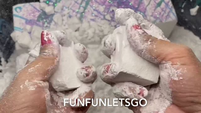 Crayola Bathtub Paint | Mint green & Blue - FFLG Soft Gym Chalk - ASMR 24 full Blocks смотреть онлайн