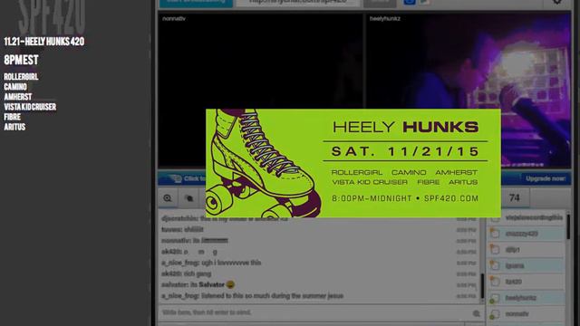 Amherst LIVE at Spf 420 HEELY HUNKS 420 11/21/15 смотреть онлайн