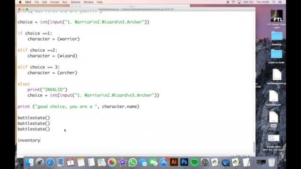 Create your own text adventure - Part 6 - Run, Use inventory and TESTING!