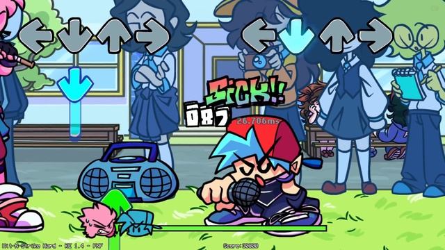 Friday Night Funkin' but BF Meets GF in High School Maginage Matches Full Week + Cutscenes (FNF Mod смотреть онлайн