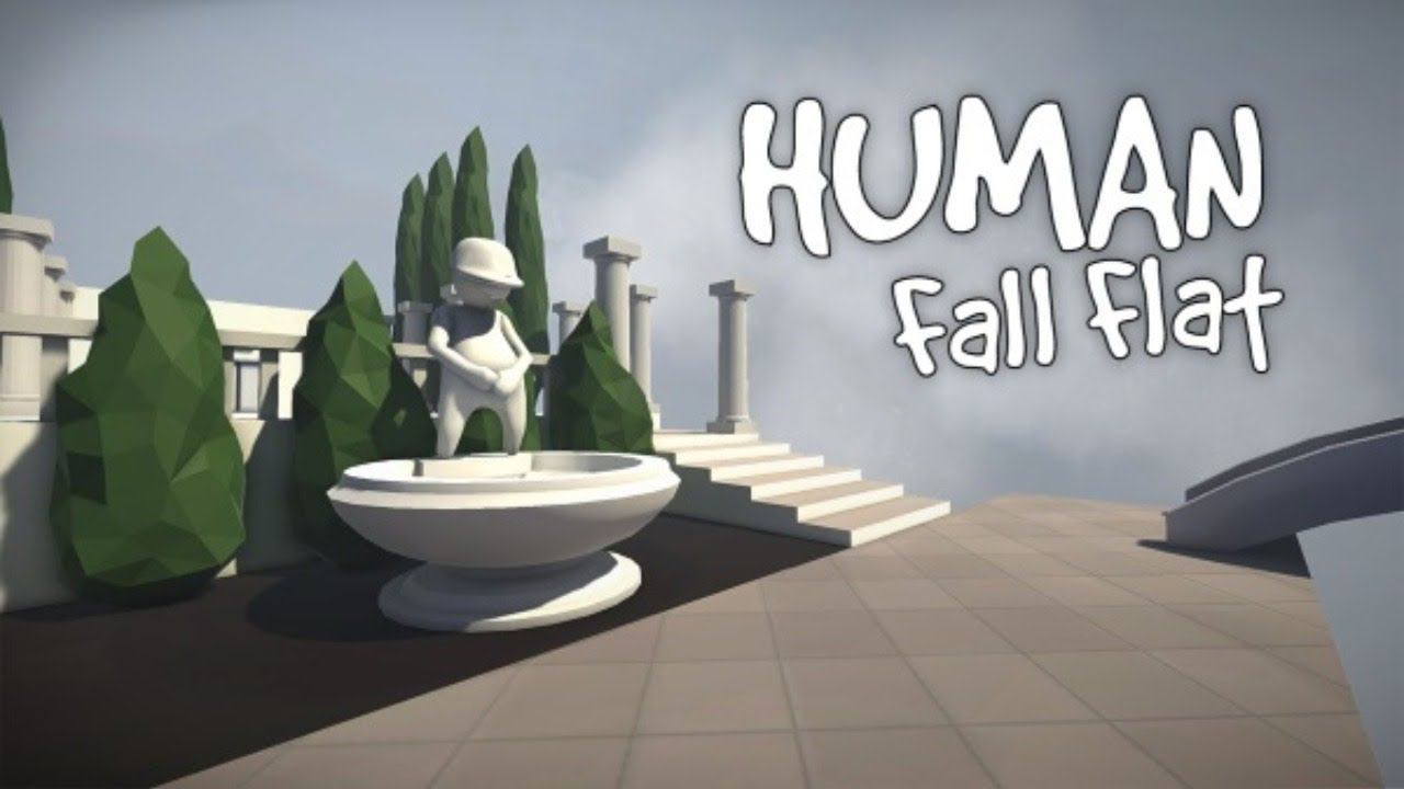 Девушка стримит / Human Fall Flat / кооп