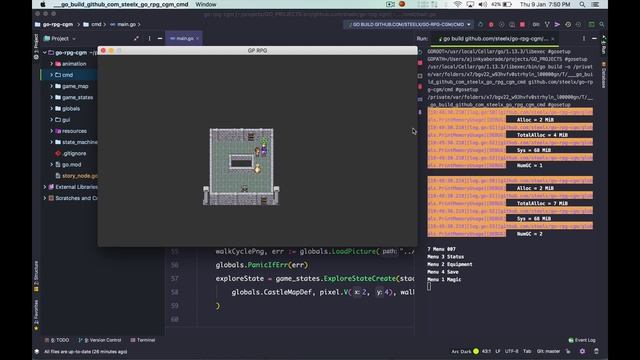2D RPG Game in GO (GoLang) DEVLOG 02 смотреть онлайн