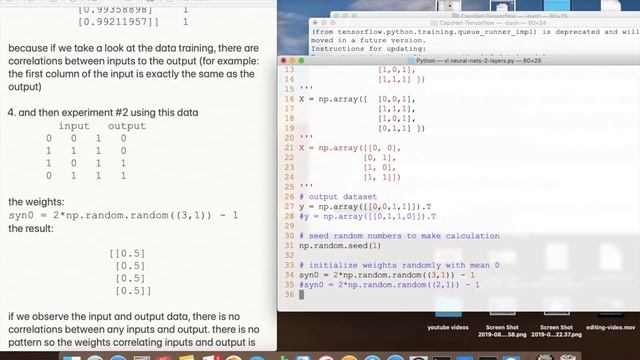 Neural Nets in Python Series Part #1 - Super Simple 2-layers Neural Nets смотреть онлайн