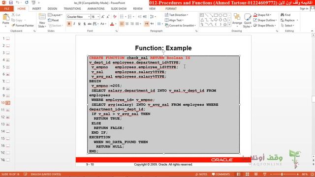 Oracle developer g11- 28- Creating Stored procedures and functions смотреть онлайн