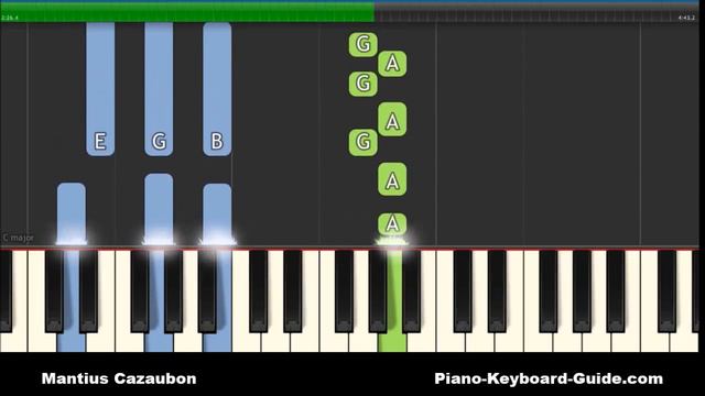 How To Play Rockabye by Clean Bandit ft. Sean Paul & Anne Marie - SLOW Piano Tutorial - Chords смотреть онлайн