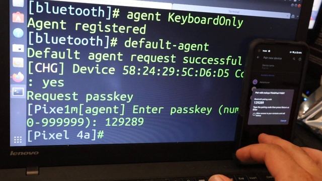 Testing Bluetooth Pairing Bluez 5.48 With Android11 смотреть онлайн