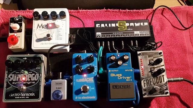 Freqout Fun - Digitech Freqout - EHX Superego/Mel 9, Boss BD2 - TC Flashback - Squier Std Telecaste смотреть онлайн
