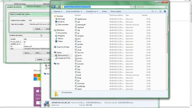 Configuración de la variable de entorno java, c sharp смотреть онлайн
