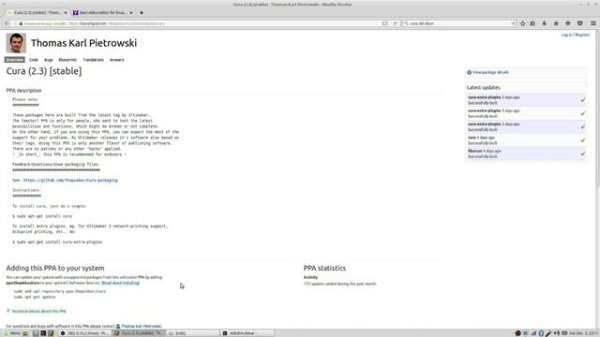 Install Cura on Linux Mint 18 and other Linux versions when Cura doesn't normally work
