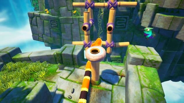 Snake Pass! Level 5 - Crooked Canal Walkthrough All Collectibles/Coins (Nintendo Switch) смотреть онлайн