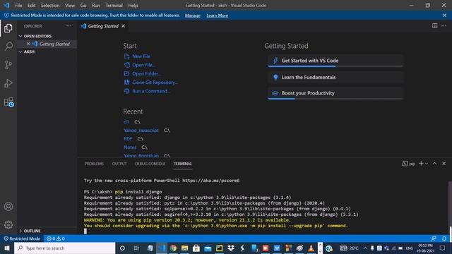 Creating A Server Using Python Django #akshdesai смотреть онлайн