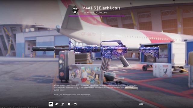 M4A1-S | Black Lotus showcase (CS2 Kilowatt Case) смотреть онлайн