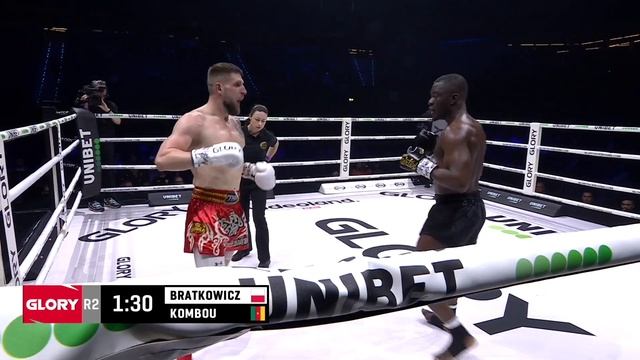 GLORY 85: Maksymilian Bratkowicz vs. Brice Kombou - Full Fight смотреть онлайн