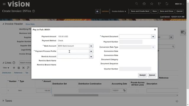 Invoice Creation in Oracle Fusion Cloud Payables Oracle Fusion Cloud смотреть онлайн
