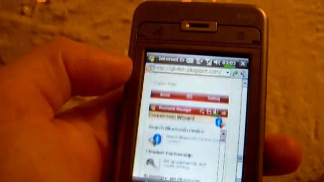 TouchFLO-like scrolling Glofiish X500 смотреть онлайн