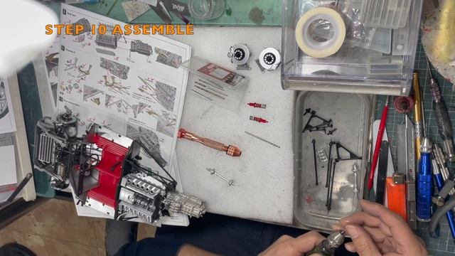 Building MFH 1/12 Ferrari 330P4 1967 Daytona 24 hours : Step 10 Paint the Parts & Assmble смотреть онлайн