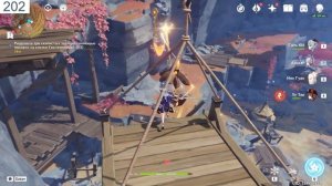 Разрушьте три скалистых затвора с помощью похожих на клетки Гео скоплений Genshin Impact | SMB