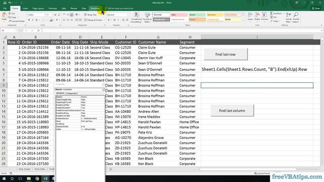 how to find last row or column in excel - BasicTip#7 смотреть онлайн
