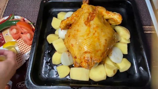 Обеда время | курица в духовке | курица Обеда | Obed Timee| دجاجة عبيد смотреть онлайн
