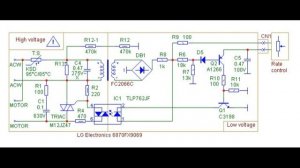 Схема мощного симисторного регулятора мощности