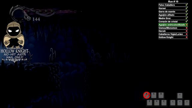 Hollow Knight No Hit | Only Nail, Any% смотреть онлайн