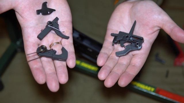 Замена ударно-спускового механизма AR-15. УСМ SY. смотреть онлайн