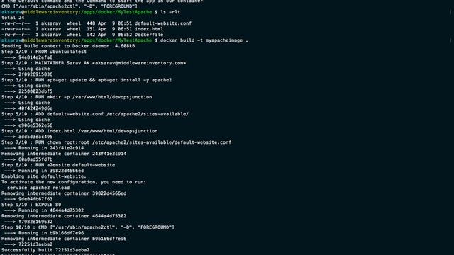 How To Run Docker Image, Create a DockerFile, Create a Container - Deploy Apache in Docker Example смотреть онлайн