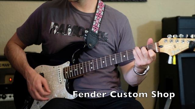 Clean Neck Pickup THROWDOWN- Fender Custom Shop VS Dimarzio Area '67 смотреть онлайн