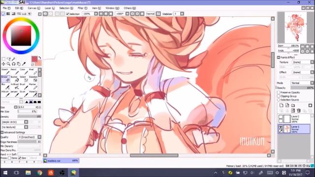 【SAI】Madoka Speedpaint [Madoka Magica Series] смотреть онлайн