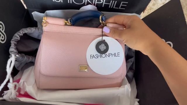 Unboxing Dolce Gabbana Sicily Mini Bag From FASHIONPHILE