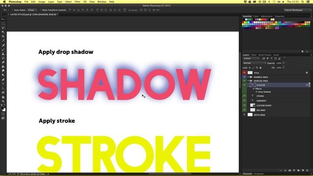 Layer styles in Adobe Photoshop Ep16/33 [Adobe Photoshop for Beginners] смотреть онлайн