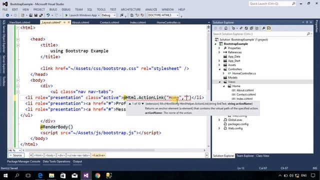 Part 12 How to use Bootstrap in ASP.NET MVC 3 in hindi смотреть онлайн