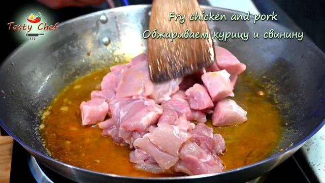 Креольская Джамбалайя. Рис с колбасками и морепродуктами. Плов по-новому, вы должны это попробовать смотреть онлайн