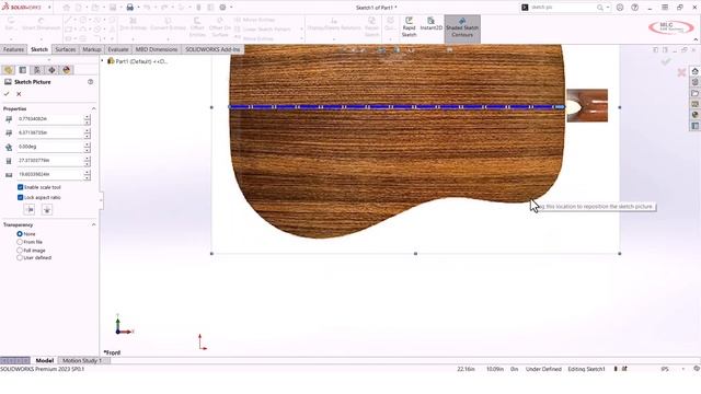 Import and Trace a Picture in a SOLIDWORKS Sketch - Tech Tip смотреть онлайн