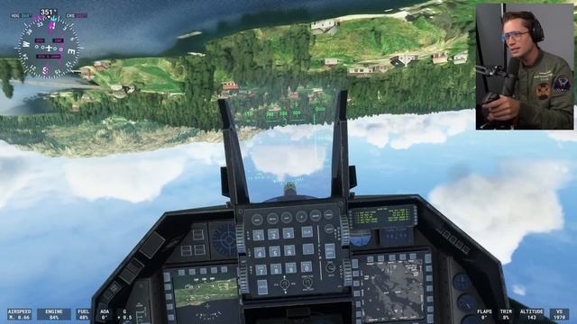 FLYING THE F-16 FIGHTING FALCON (Most Agile Fighter Jet) - Microsoft Flight Simulator - Part 63 смотреть онлайн