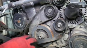 HYUNDAI SANTA FE WATER PUMP REPLACEMENT REMOVAL