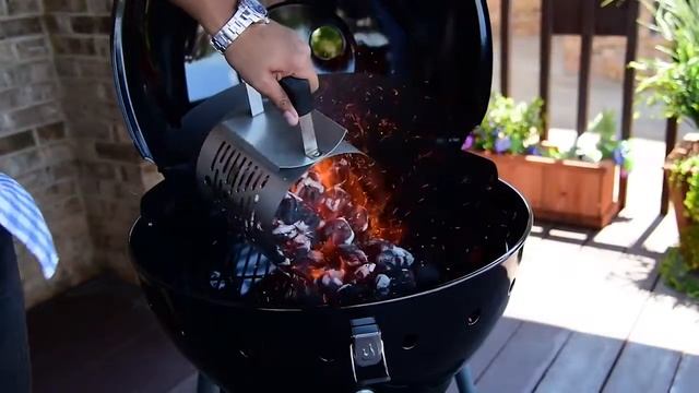 Угольный гриль Char Broil Kettleman смотреть онлайн
