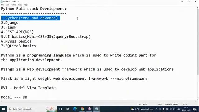 FULL STACK PYTHON by Mr. Mohan Reddy Sir смотреть онлайн