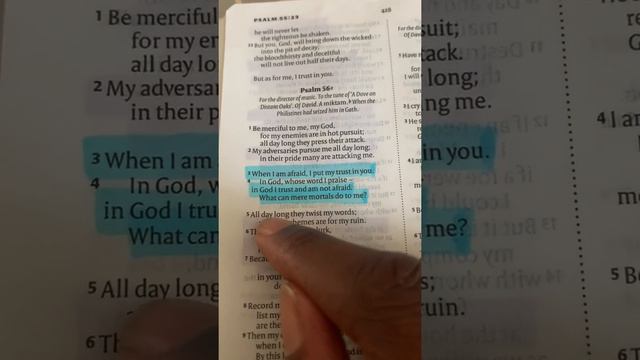 VOTD - Psalm 56:3 смотреть онлайн